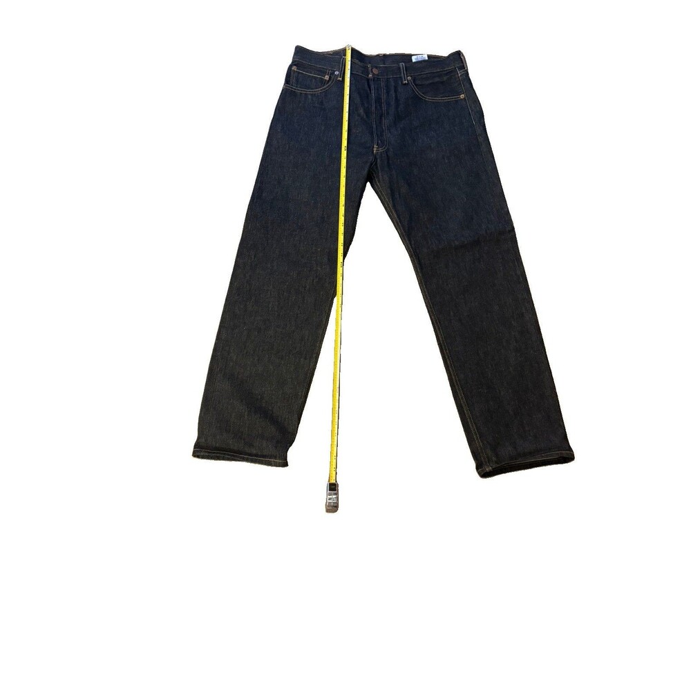 Levi's 501XX 36x32 Men's Straight Fit Mid Rise Dark Wash Black  Jeans New!